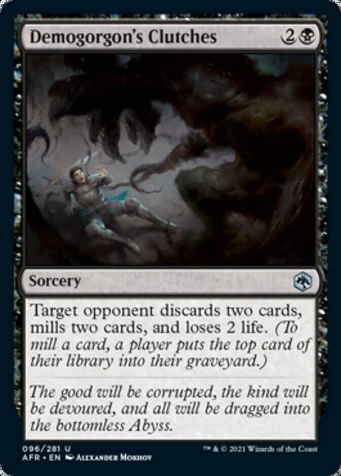 Demogorgon's Clutches [Dungeons & Dragons: Adventures in the Forgotten Realms] MTG Single Magic: The Gathering  | Multizone: Comics And Games