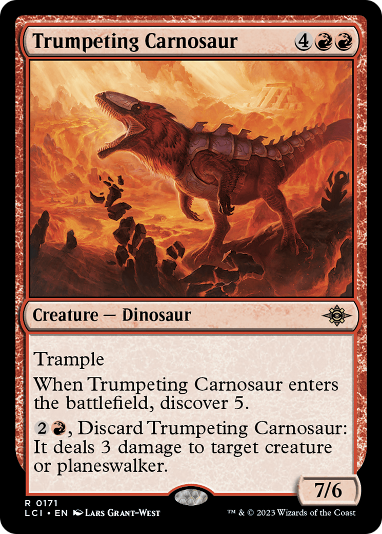 Trumpeting Carnosaur [The Lost Caverns of Ixalan] | Multizone: Comics And Games