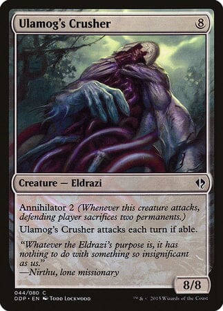 Ulamog's Crusher [Duel Decks: Zendikar vs. Eldrazi] MTG Single Magic: The Gathering  | Multizone: Comics And Games