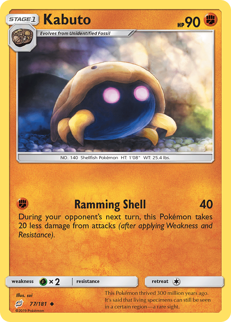 Kabuto (77/181) [Sun & Moon: Team Up] Pokemon Single Pokémon  | Multizone: Comics And Games