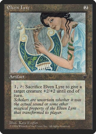 Elven Lyre [Fallen Empires] MTG Single Magic: The Gathering  | Multizone: Comics And Games