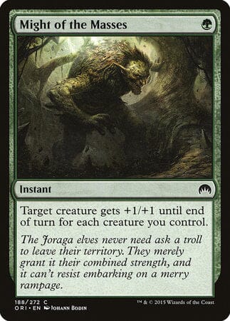 Might of the Masses [Magic Origins] MTG Single Magic: The Gathering  | Multizone: Comics And Games