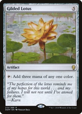 Gilded Lotus [Dominaria Promos] MTG Single Magic: The Gathering  | Multizone: Comics And Games