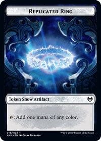 Replicated Ring // Thopter Double-sided Token [Kaldheim Commander Tokens] MTG Single Magic: The Gathering  | Multizone: Comics And Games