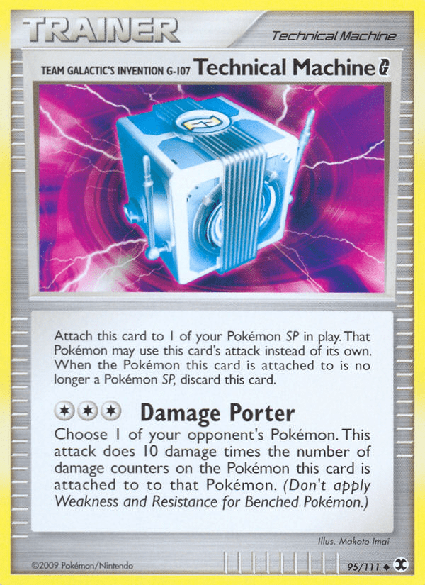Team Galactic's Invention G-107 Technical Machine (95/111) [Platinum: Rising Rivals] Pokemon Single Pokémon  | Multizone: Comics And Games