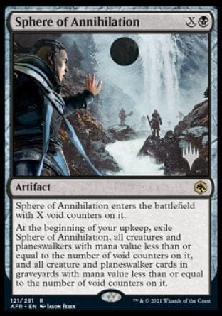 Sphere of Annihilation (Promo Pack) [Dungeons & Dragons: Adventures in the Forgotten Realms Promos] MTG Single Magic: The Gathering  | Multizone: Comics And Games