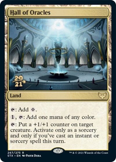 Hall of Oracles [Strixhaven: School of Mages Prerelease Promos] MTG Single Magic: The Gathering  | Multizone: Comics And Games