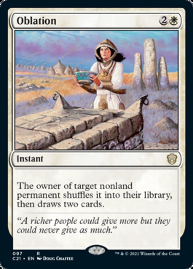 Oblation [Commander 2021] MTG Single Magic: The Gathering  | Multizone: Comics And Games