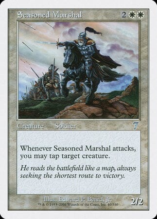 Seasoned Marshal [Seventh Edition] MTG Single Magic: The Gathering  | Multizone: Comics And Games