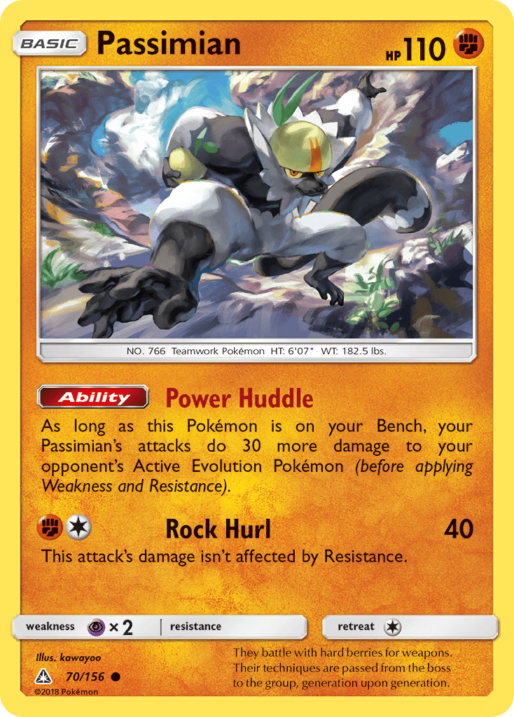 Passimian (70/156) [Sun & Moon: Ultra Prism] Pokemon Single Pokémon  | Multizone: Comics And Games