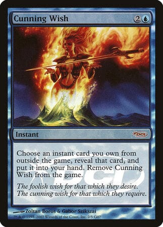 Cunning Wish [Judge Gift Cards 2007] MTG Single Magic: The Gathering  | Multizone: Comics And Games