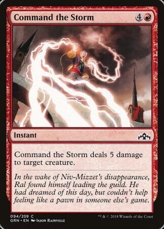 Command the Storm [Guilds of Ravnica] MTG Single Magic: The Gathering  | Multizone: Comics And Games