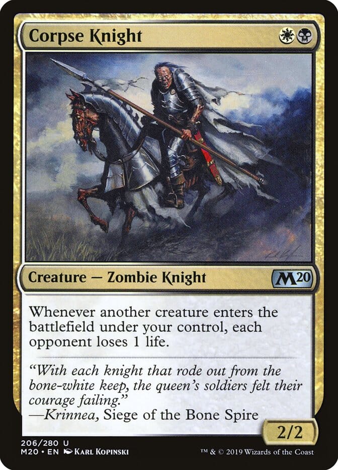 Corpse Knight [Core Set 2020] MTG Single Magic: The Gathering  | Multizone: Comics And Games