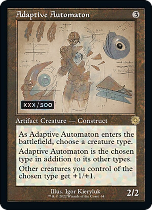 Adaptive Automaton (Retro Schematic) (Serial Numbered) [The Brothers' War Retro Artifacts] MTG Single Magic: The Gathering  | Multizone: Comics And Games