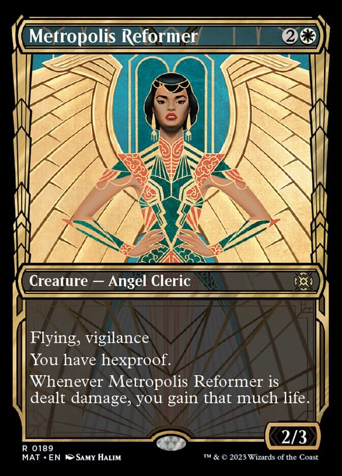 Metropolis Reformer (Showcase Halo Foil) [March of the Machine: The Aftermath] MTG Single Magic: The Gathering  | Multizone: Comics And Games