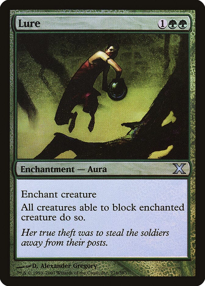 Lure (Premium Foil) [Tenth Edition] MTG Single Magic: The Gathering  | Multizone: Comics And Games