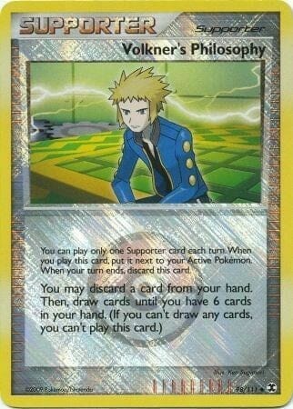Volkner's Philosophy (98/111) (Player Reward) [Platinum: Rising Rivals] Pokemon Single Pokémon  | Multizone: Comics And Games