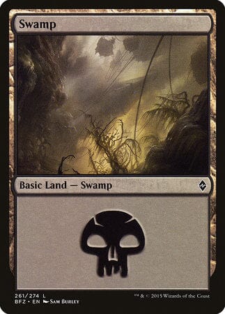 Swamp (261) [Battle for Zendikar] MTG Single Magic: The Gathering  | Multizone: Comics And Games