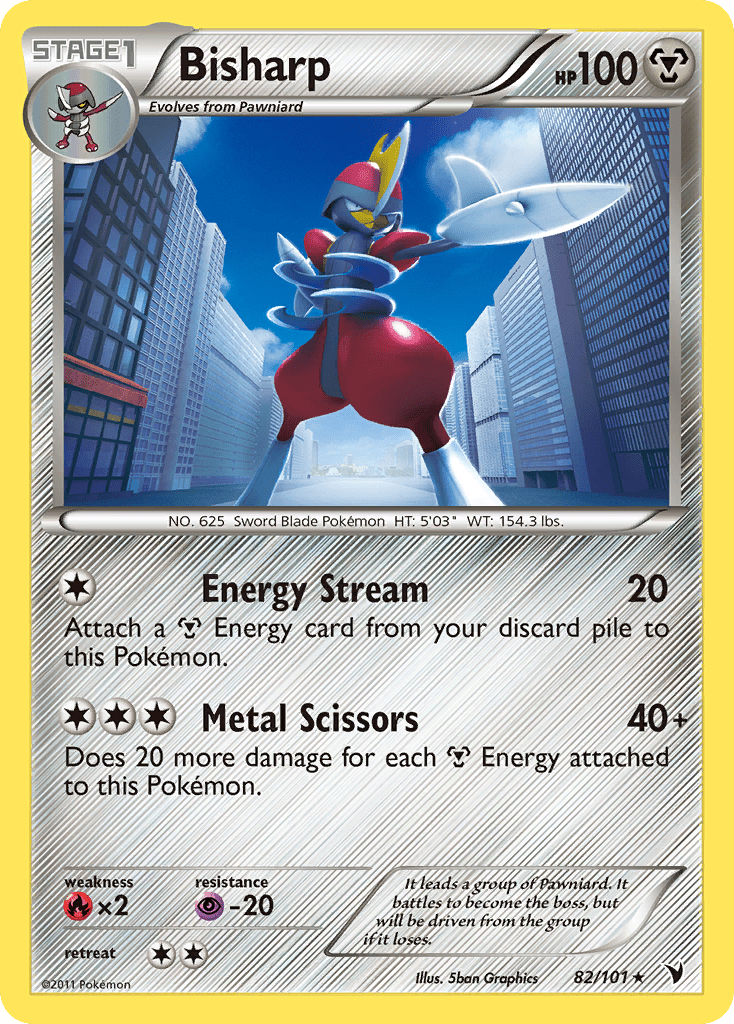 Bisharp (82/101) [Black & White: Noble Victories] Pokemon Single Pokémon  | Multizone: Comics And Games