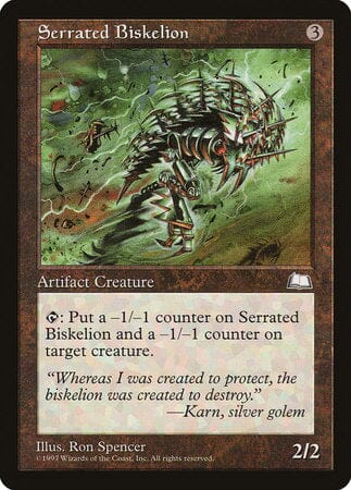 Serrated Biskelion [Weatherlight] MTG Single Magic: The Gathering  | Multizone: Comics And Games