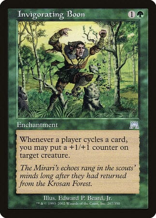 Invigorating Boon [Onslaught] MTG Single Magic: The Gathering  | Multizone: Comics And Games