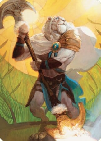 Ajani, Sleeper Agent Art Card [Dominaria United Art Series] MTG Single Magic: The Gathering  | Multizone: Comics And Games