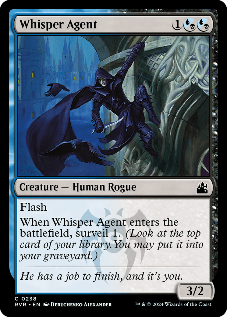 Whisper Agent [Ravnica Remastered] MTG Single Magic: The Gathering  | Multizone: Comics And Games