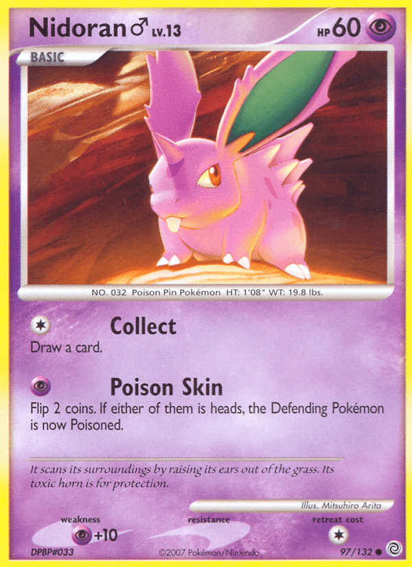 Nidoran (97/132) (Male) [Diamond & Pearl: Secret Wonders] Pokemon Single Pokémon  | Multizone: Comics And Games