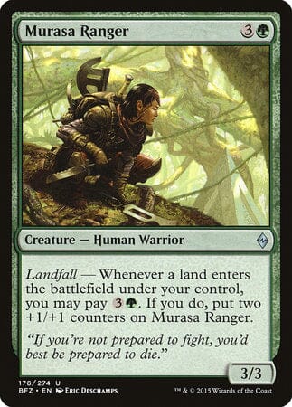 Murasa Ranger [Battle for Zendikar] MTG Single Magic: The Gathering  | Multizone: Comics And Games