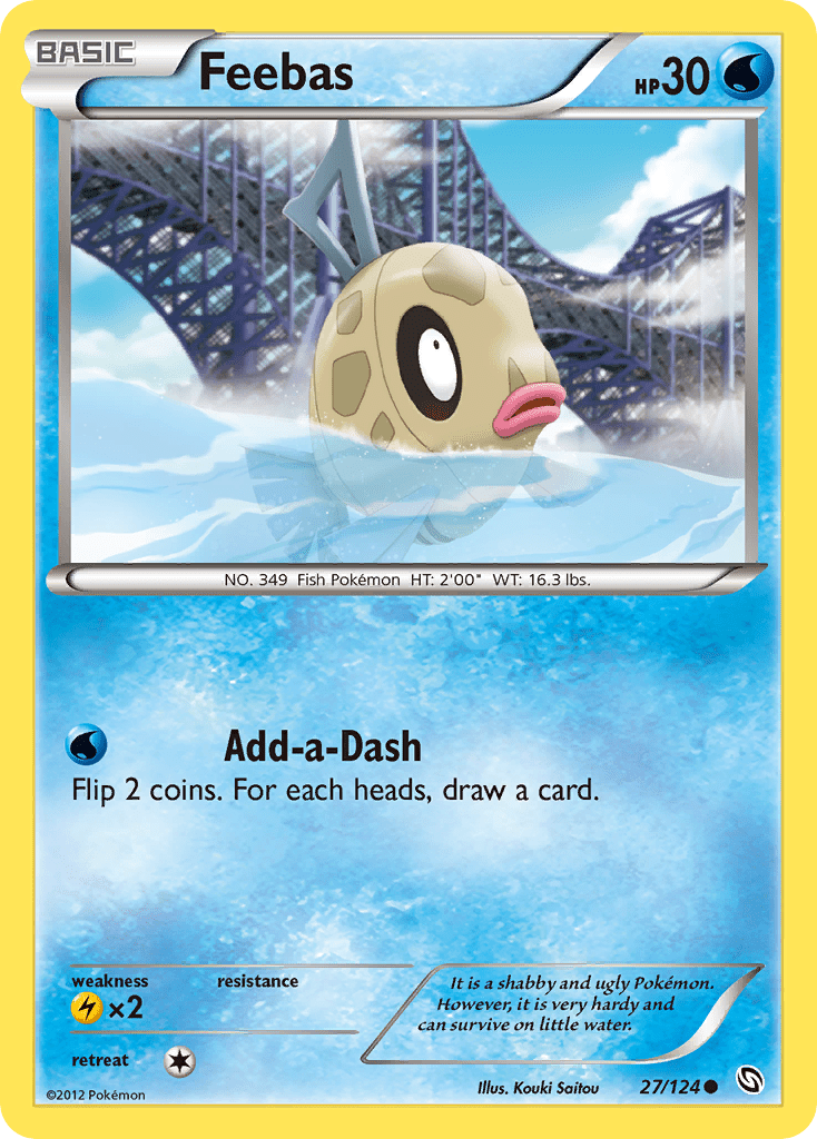 Feebas (27/124) [Black & White: Dragons Exalted] Pokemon Single Pokémon  | Multizone: Comics And Games
