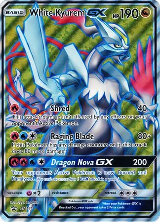 White Kyurem GX (SM141) (Jumbo Card) [Sun & Moon: Black Star Promos] Pokemon Single Pokémon  | Multizone: Comics And Games
