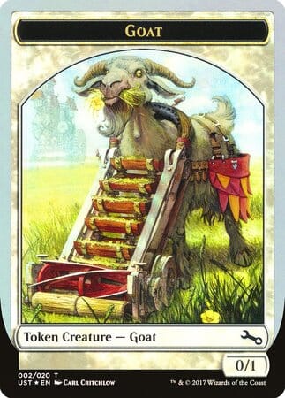 Goat Token [Unstable Tokens] MTG Single Magic: The Gathering  | Multizone: Comics And Games