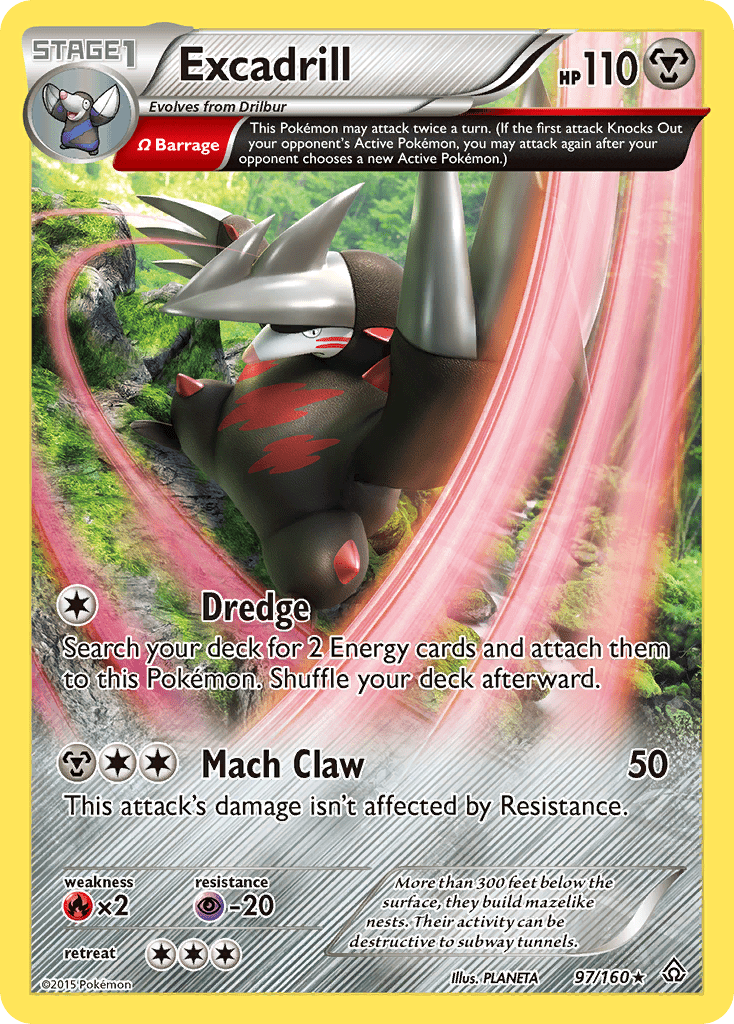 Excadrill (97/160) [XY: Primal Clash] Pokemon Single Pokémon  | Multizone: Comics And Games