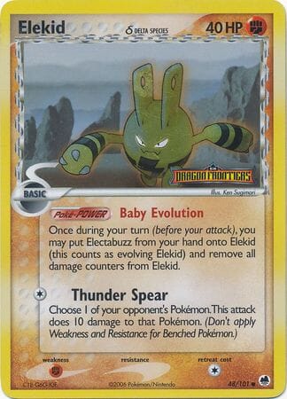 Elekid (48/101) (Delta Species) (Stamped) [EX: Dragon Frontiers] Pokemon Single Pokémon  | Multizone: Comics And Games