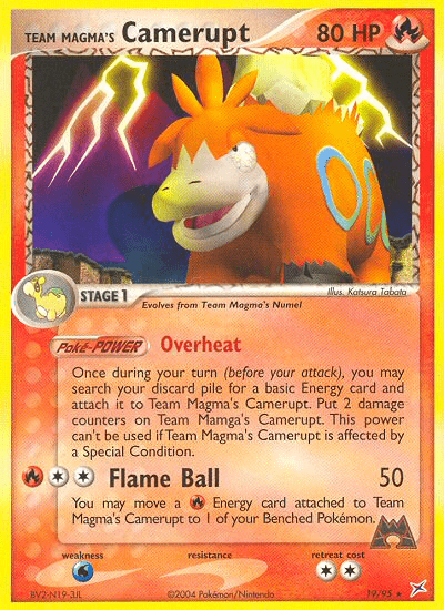 Team Magma's Camerupt (19/95) [EX: Team Magma vs Team Aqua] Pokemon Single Pokémon  | Multizone: Comics And Games