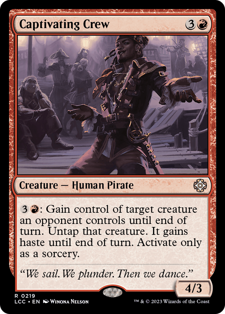 Captivating Crew [The Lost Caverns of Ixalan Commander] MTG Single Magic: The Gathering  | Multizone: Comics And Games