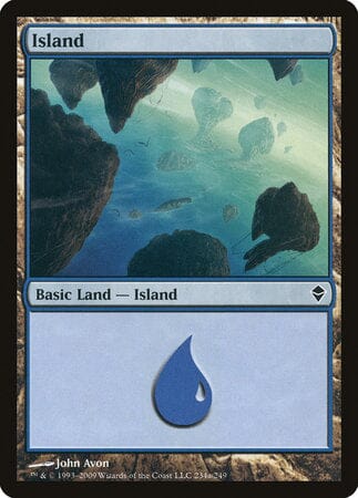 Island (234a) [Zendikar] MTG Single Magic: The Gathering  | Multizone: Comics And Games