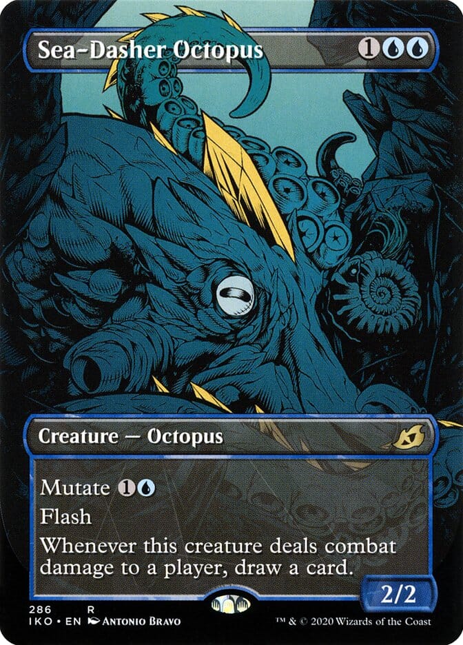 Sea-Dasher Octopus (Showcase) [Ikoria: Lair of Behemoths] MTG Single Magic: The Gathering  | Multizone: Comics And Games