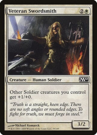 Veteran Swordsmith [Magic 2010] MTG Single Magic: The Gathering  | Multizone: Comics And Games