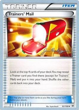 Trainers' Mail (92/108) (HonorStoise - Jacob Van Wagner) [World Championships 2015] Pokemon Single Pokémon  | Multizone: Comics And Games