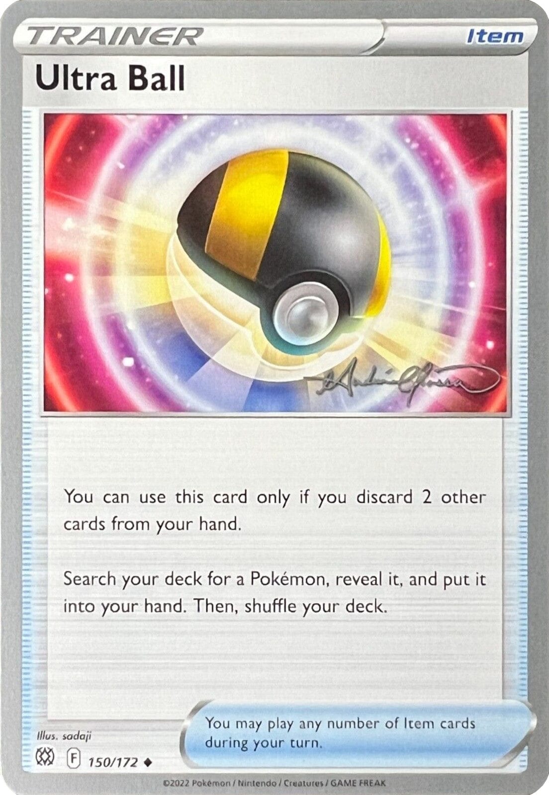 Ultra Ball (150/172) (The Shape of Mew - Andre Chiasson) [World Championships 2022] Pokemon Single Pokémon  | Multizone: Comics And Games
