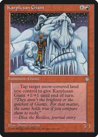 Karplusan Giant [Ice Age] MTG Single Magic: The Gathering  | Multizone: Comics And Games