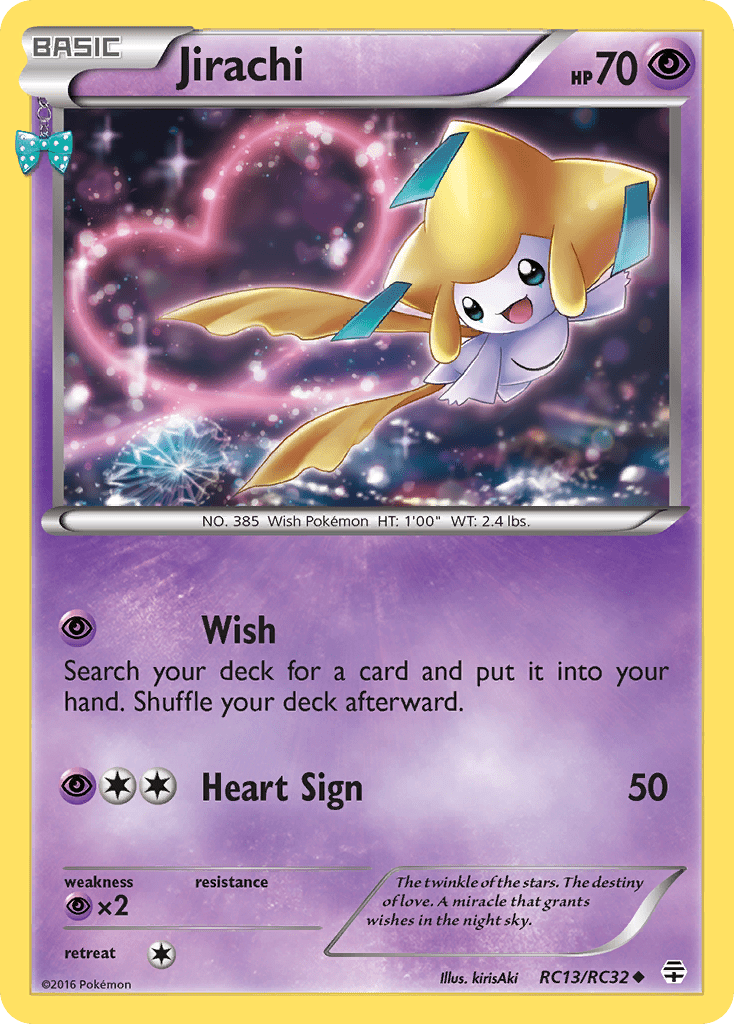 Jirachi (RC13/RC32) [XY: Generations] Pokemon Single Pokémon  | Multizone: Comics And Games