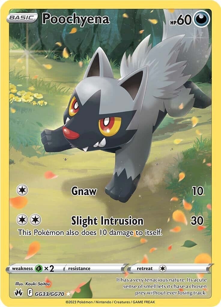 Poochyena (GG33/GG70) [Sword & Shield: Crown Zenith] Pokemon Single Pokémon  | Multizone: Comics And Games