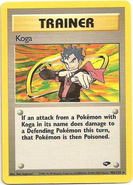 Koga (106/132) [Gym Challenge Unlimited] Pokemon Single Pokémon  | Multizone: Comics And Games