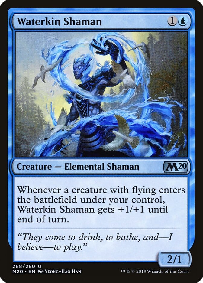 Waterkin Shaman [Core Set 2020] MTG Single Magic: The Gathering  | Multizone: Comics And Games