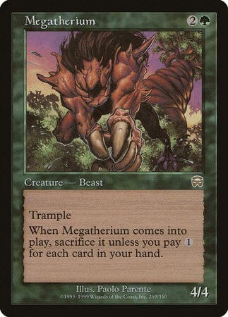 Megatherium [Mercadian Masques] MTG Single Magic: The Gathering  | Multizone: Comics And Games
