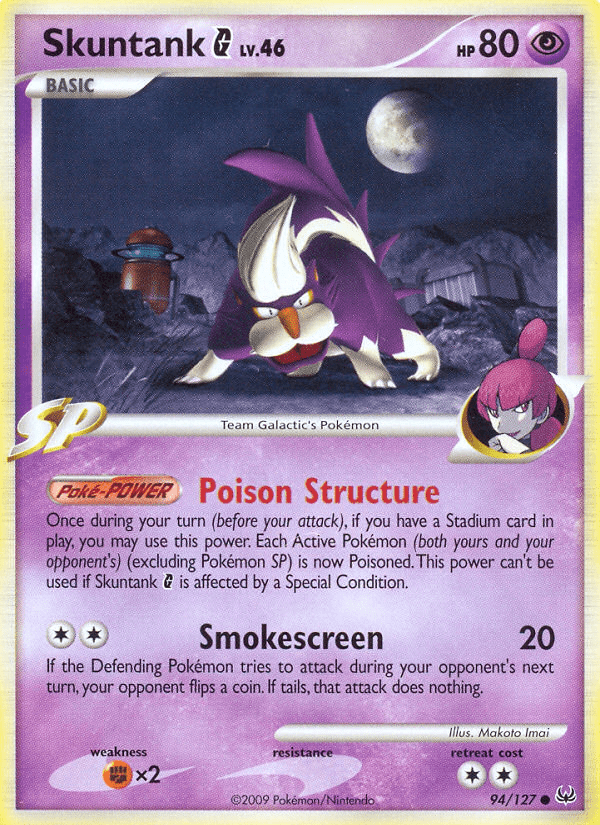Skuntank G (94/127) [Platinum: Base Set] Pokemon Single Pokémon  | Multizone: Comics And Games