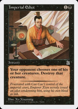 Imperial Edict [Portal Three Kingdoms] MTG Single Magic: The Gathering  | Multizone: Comics And Games