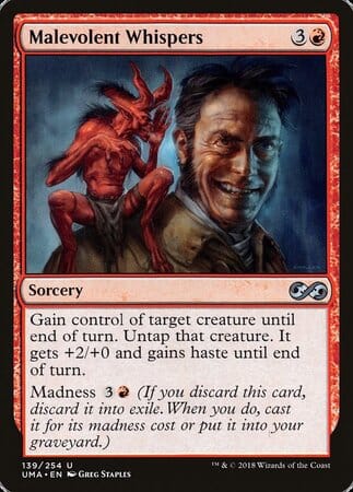 Malevolent Whispers [Ultimate Masters] MTG Single Magic: The Gathering  | Multizone: Comics And Games